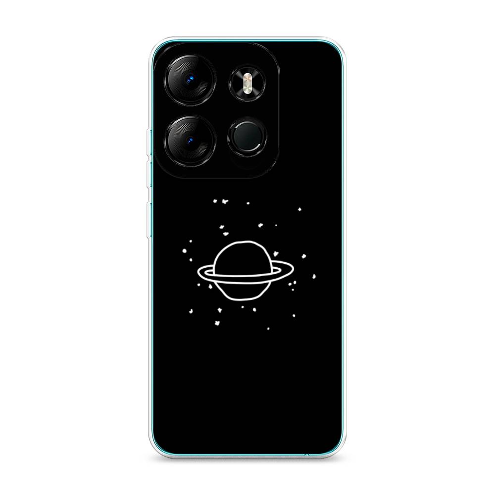 

Чехол Awog на Tecno Pop 7 Pro "Дудл Юпитера", Белый;черный, 303450-4
