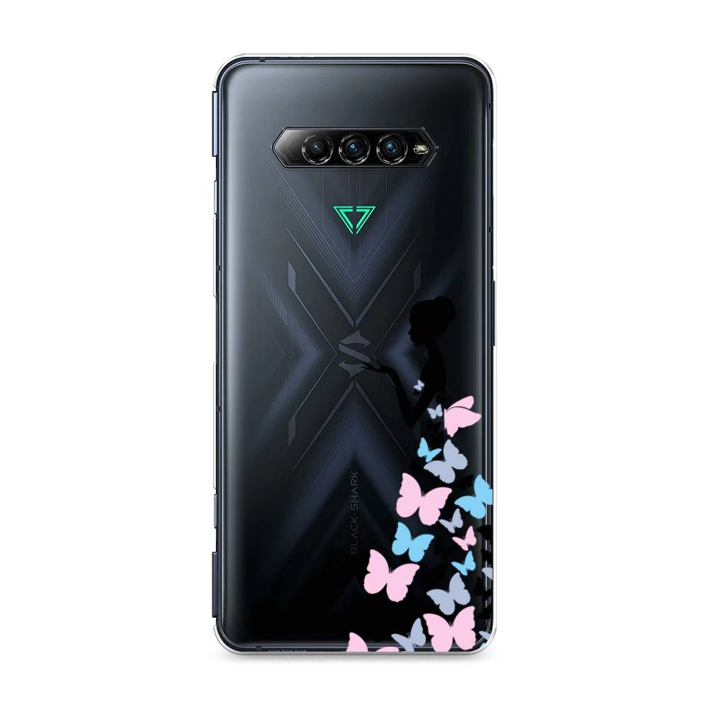 

Чехол Awog на Xiaomi Black Shark 4 pro "Платье из бабочек", Белый;розовый, 317650-1