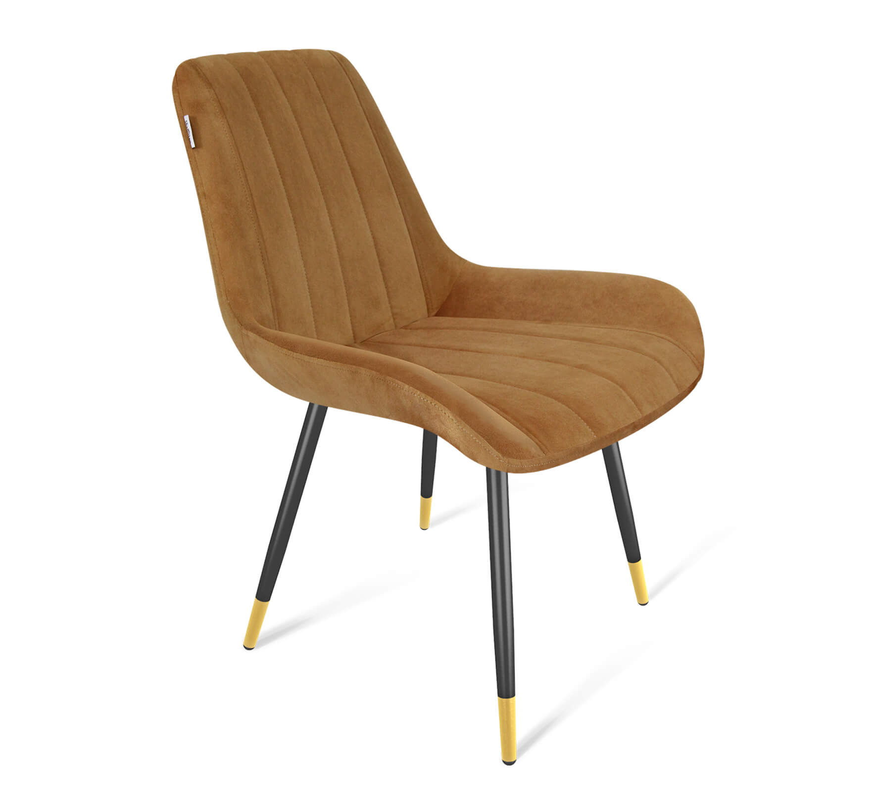 

Стул Sheffilton SHT-ST37/S95-1 211895, горчичный / черный муар / золото
