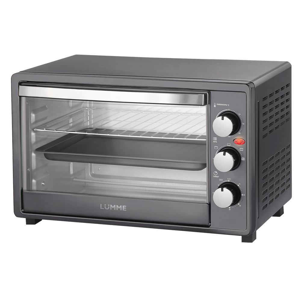 

Мини-печь LUMME LU-1709 серый, LU-1709