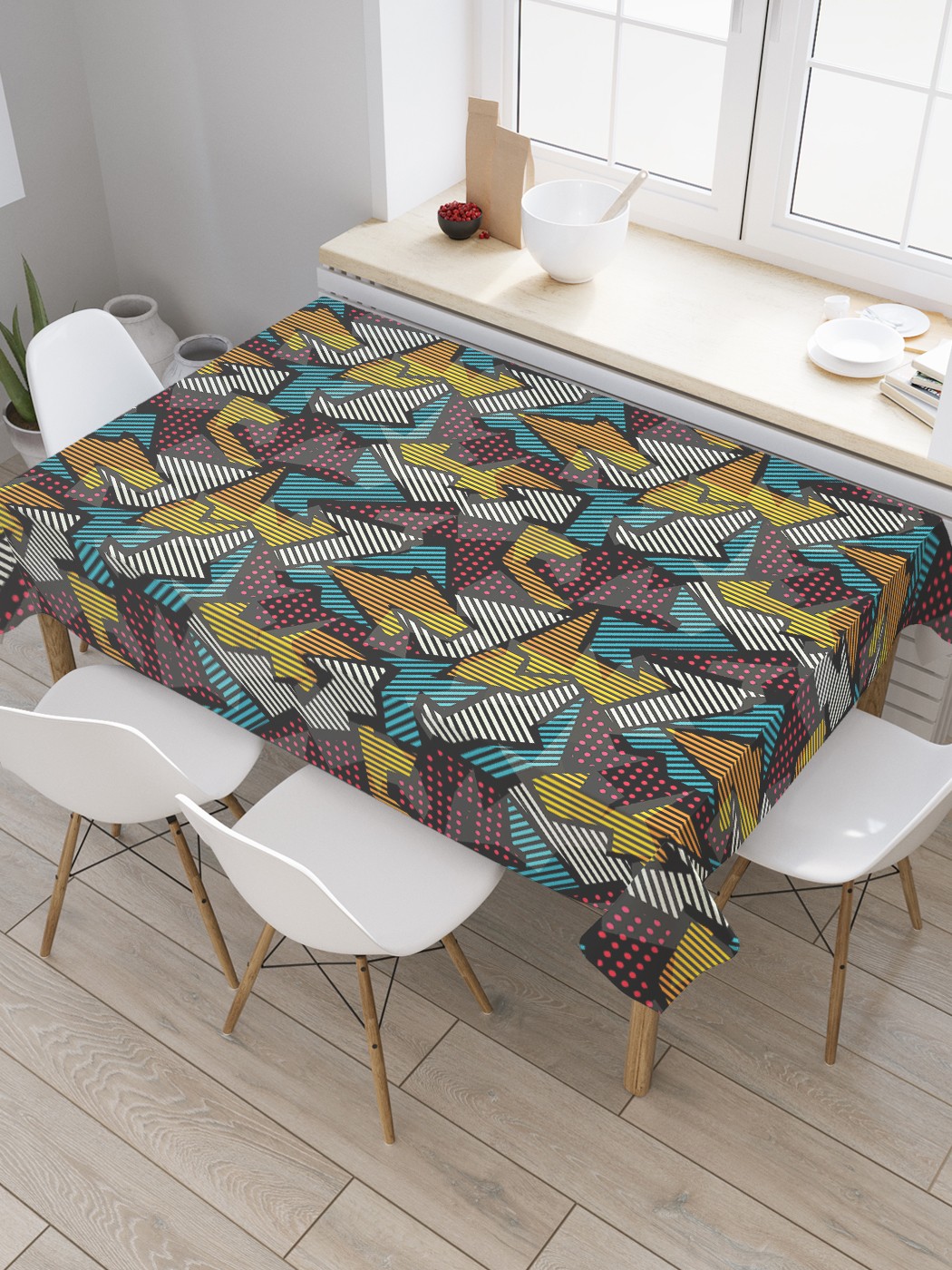 

Скатерть прямоугольная JoyArty "Абстрактная урбанизация" из сатена, 120x145 см, Коричневый, Абстрактная урбанизация