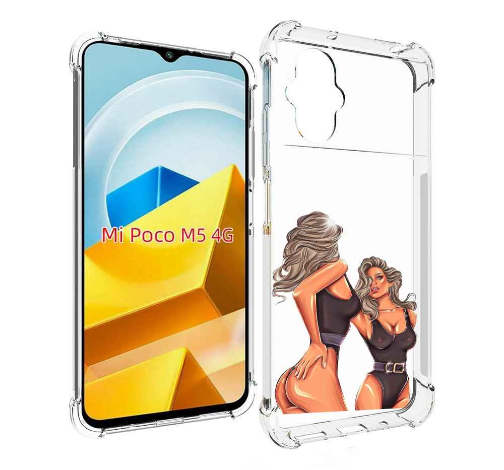 Чехол MyPads Tocco для Xiaomi M5 девушка-в-купальнике-черном женский
