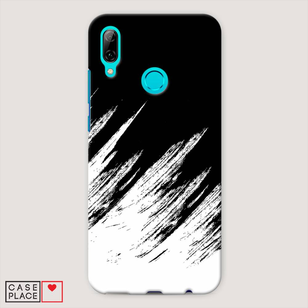 

Чехол Awog "Черно белые брызги" для Huawei P Smart 2019, 67220-2