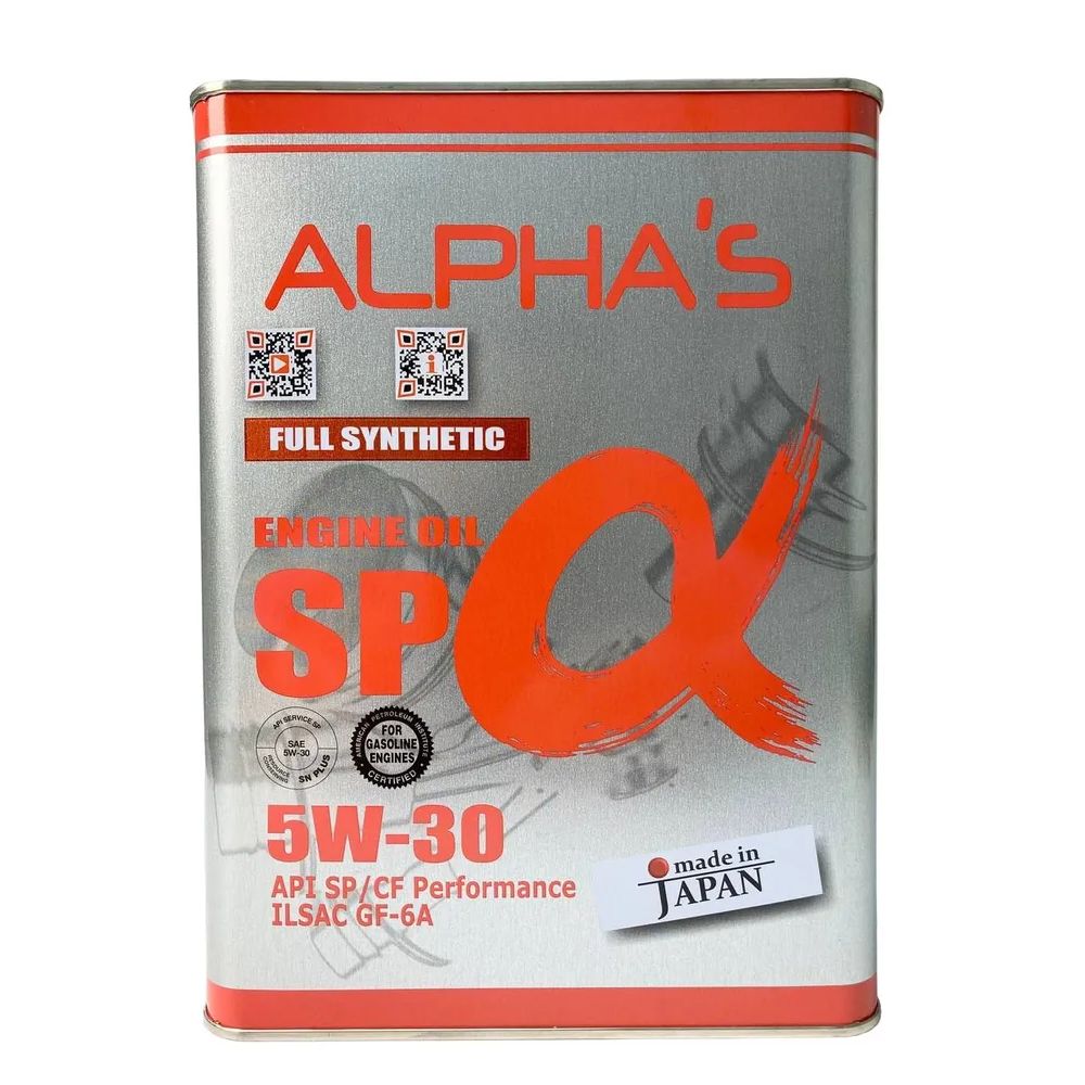 Моторное масло Alphas Sp/Cf Gf-6A синтетическое 5w30 4л
