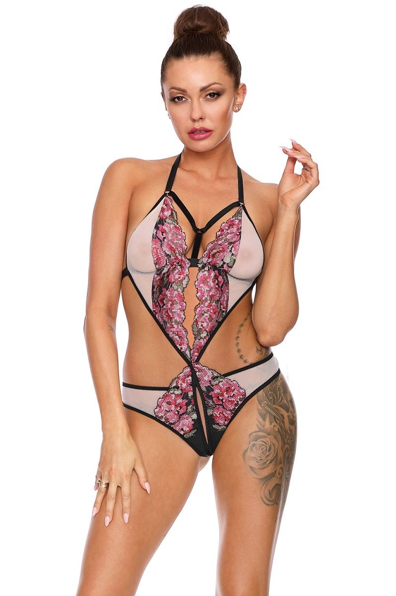 

Боди-трикини из эластичной прозрачной вуали Excellent Beauty разноцветный L-XL