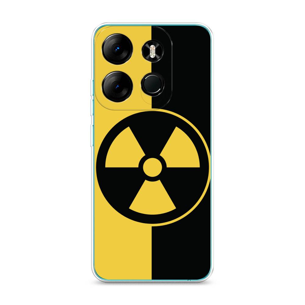 

Чехол Awog на Tecno Pop 7 Pro "Эмблема черно-желтая", Желтый;черный, 303450-9