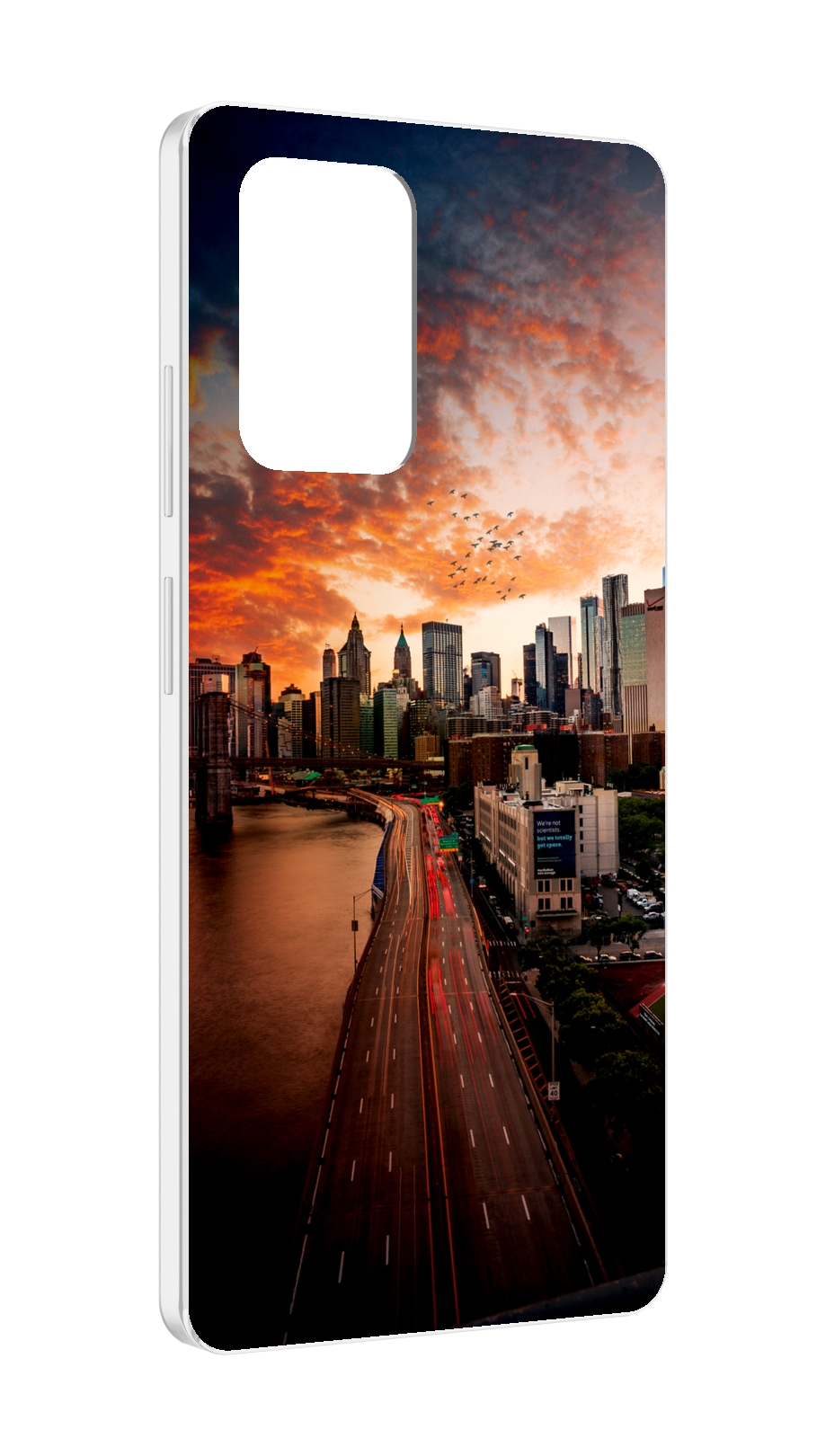 

Чехол MyPads американский город фото для ZTE Blade V40 Pro, Tocco