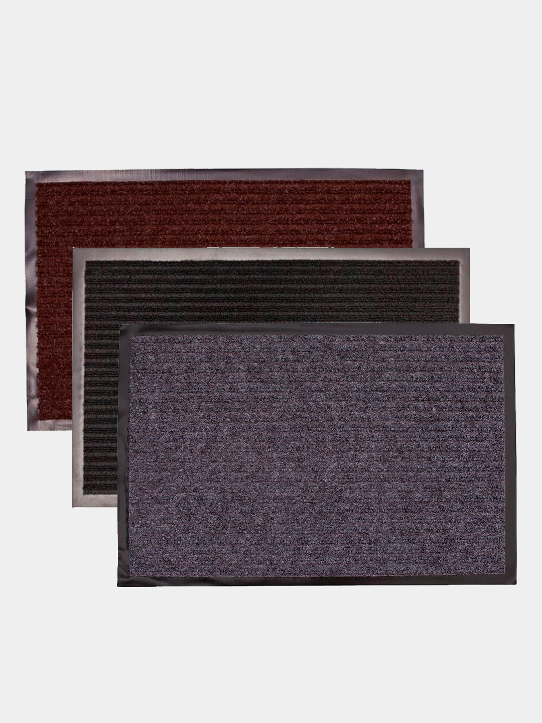 Коврик придверный KOVROFF 60х90 Floor mat 450гр1,15мм, коричневый