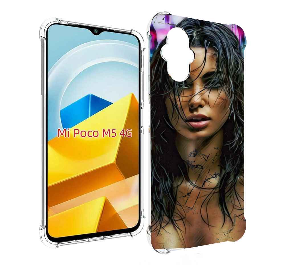 

Чехол MyPads Tocco для Xiaomi M5 девушка с мокрыми волосами женский, Прозрачный, Tocco