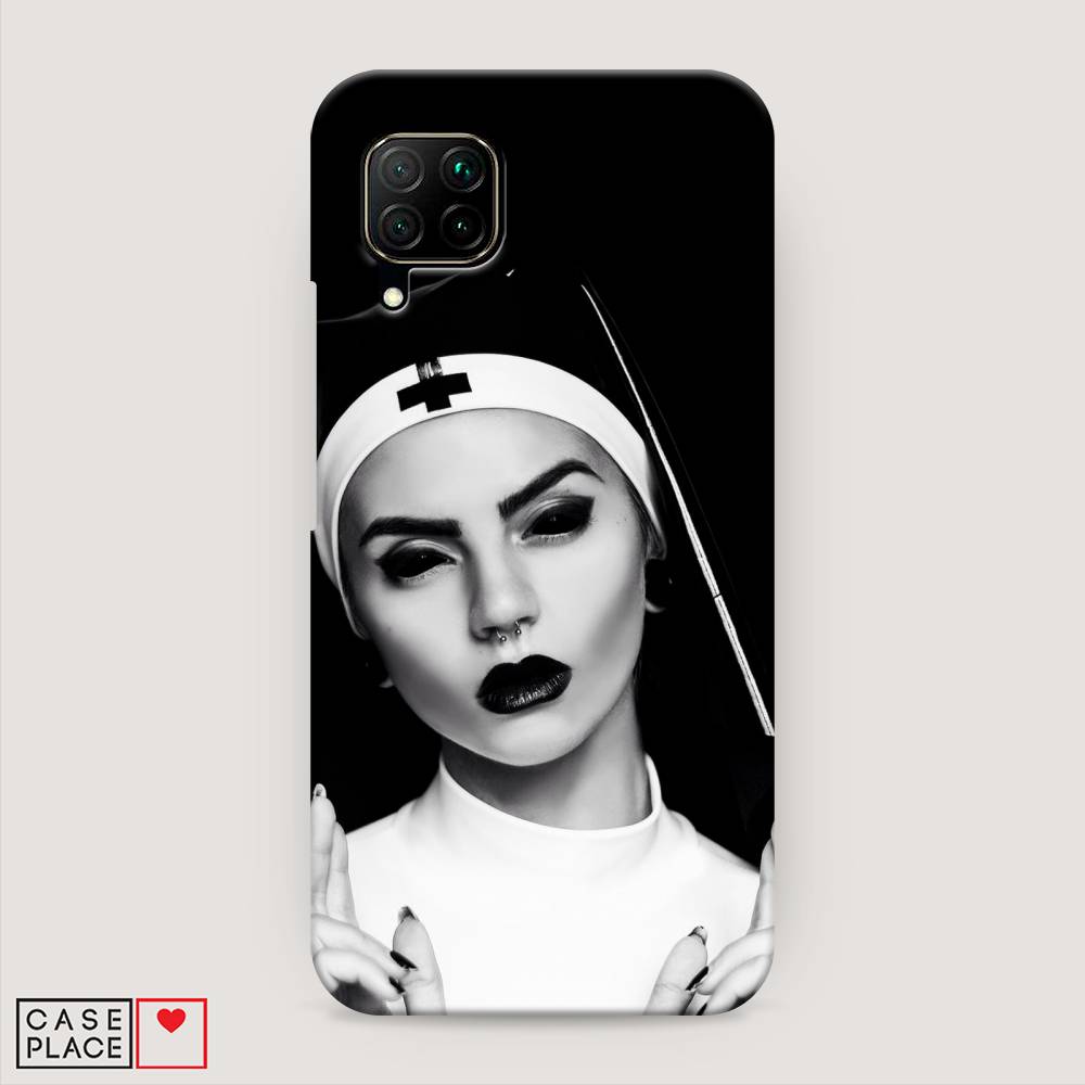 

Чехол Awog "Черная монашка" для Huawei Nova 6 SE, 611720-7