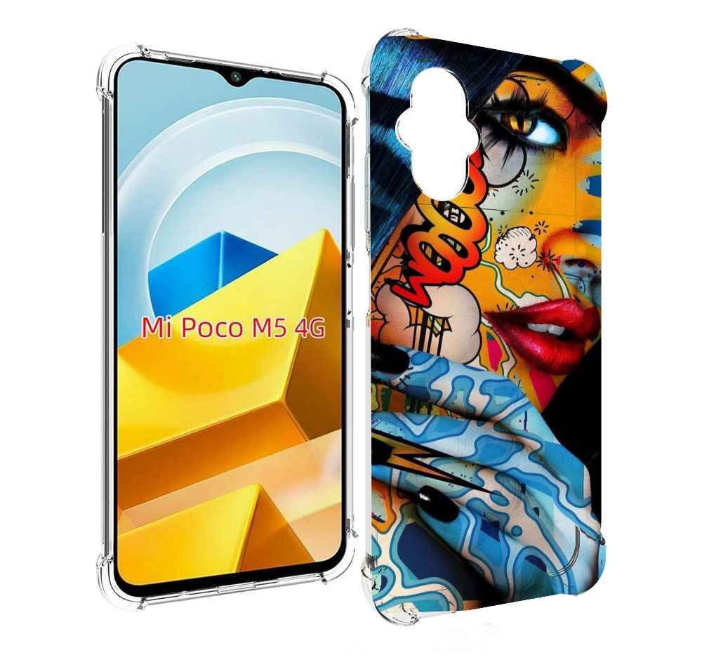 

Чехол MyPads Tocco для Xiaomi M5 девушка разрисованная краскам иженский, Прозрачный, Tocco