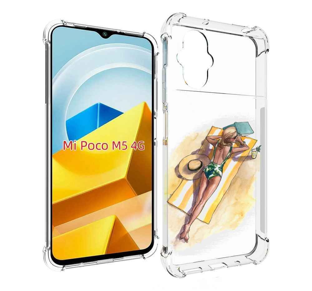 

Чехол MyPads Tocco для Xiaomi M5 девушка на пляже женский, Прозрачный, Tocco