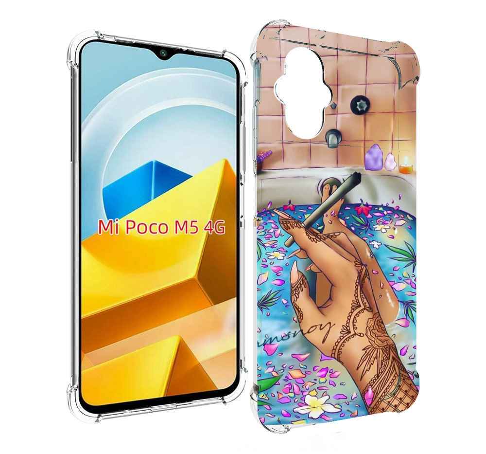 

Чехол MyPads Tocco для Xiaomi M5 девушка в ванне женский, Прозрачный, Tocco