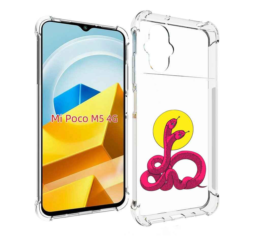 

Чехол MyPads Tocco для Xiaomi M5 двухголовая-змея, Прозрачный, Tocco