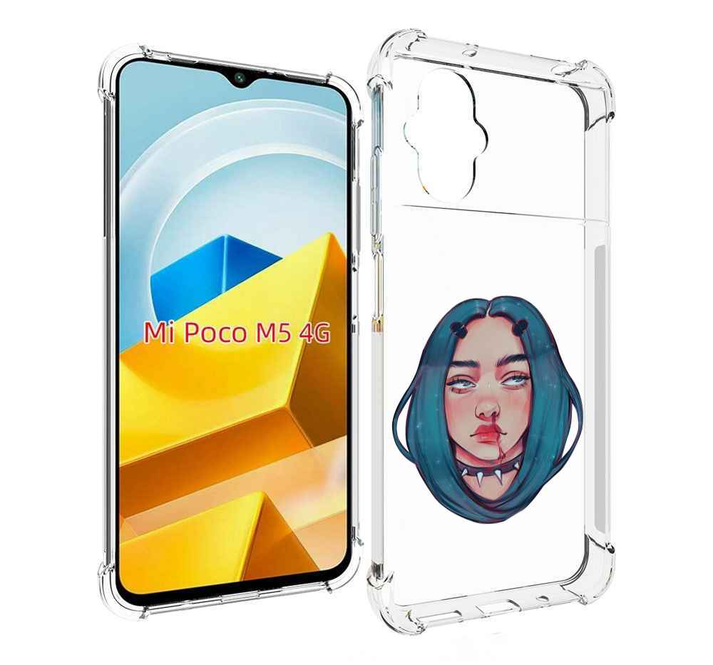 

Чехол MyPads Tocco для Xiaomi M5 грустная-девушка-с-синими-волосами, Прозрачный, Tocco