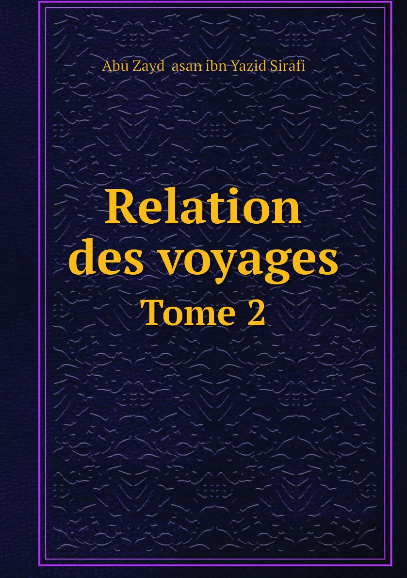 

Relation des voyages