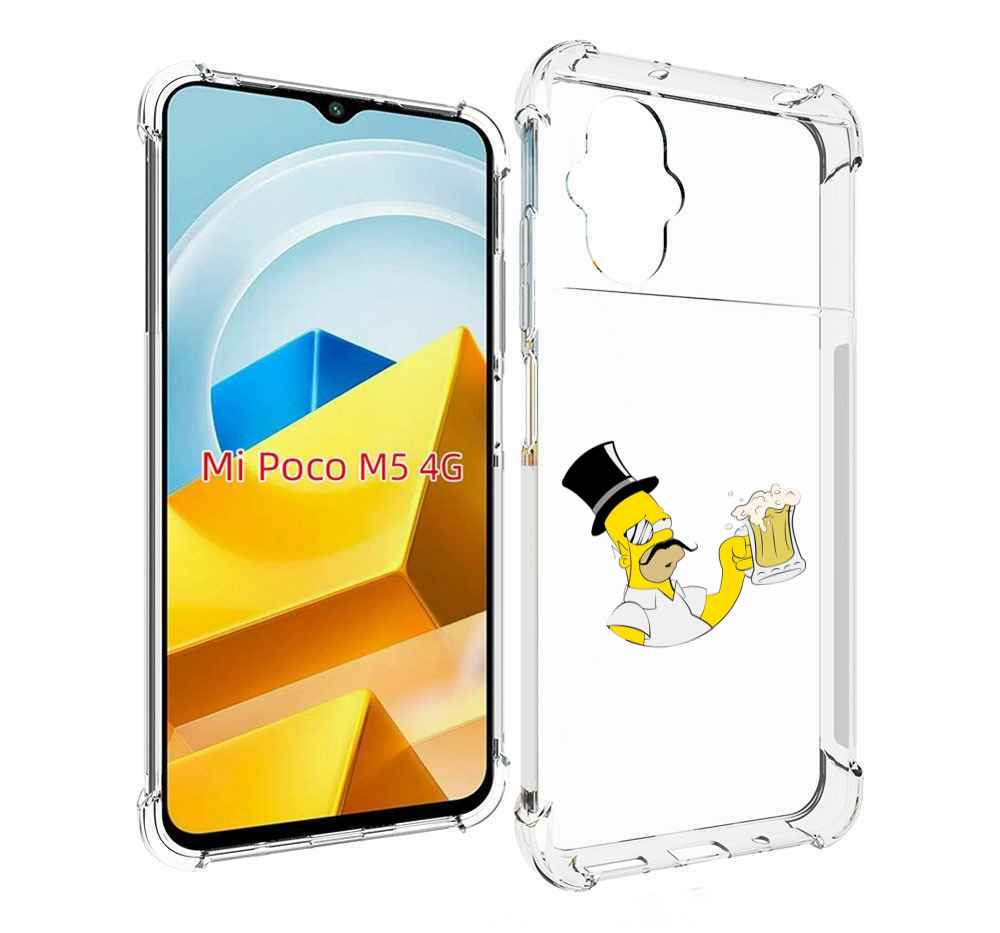 

Чехол MyPads Tocco для Xiaomi M5 гомер-с-напитком, Прозрачный, Tocco