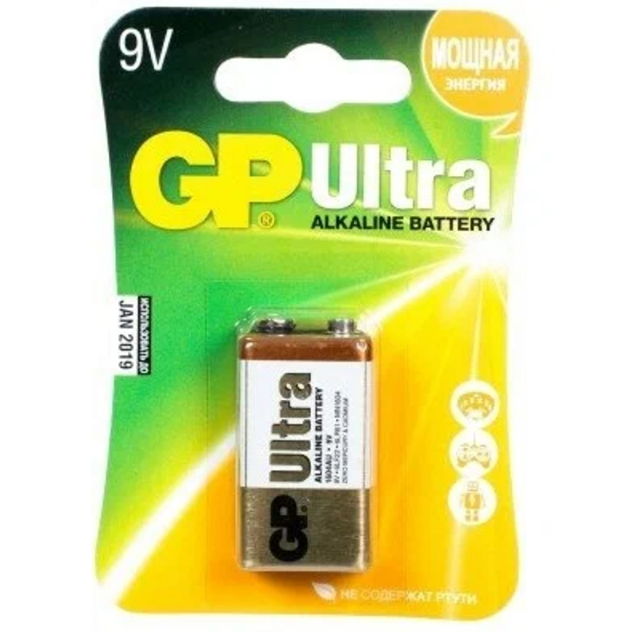 Батарейка (Крона) GP BATTERIES арт. 4891199034688