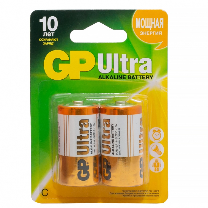 

Батарейки 2 Шт (Блистер) GP BATTERIES арт. 4891199034473