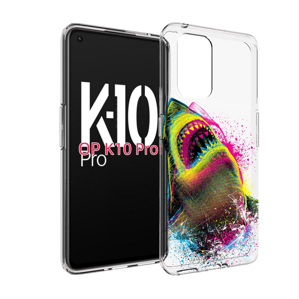 

Чехол MyPads челюсти-2 для OPPO K10 Pro, Прозрачный, Tocco