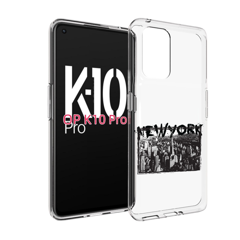 

Чехол MyPads че для OPPO K10 Pro, Прозрачный, Tocco