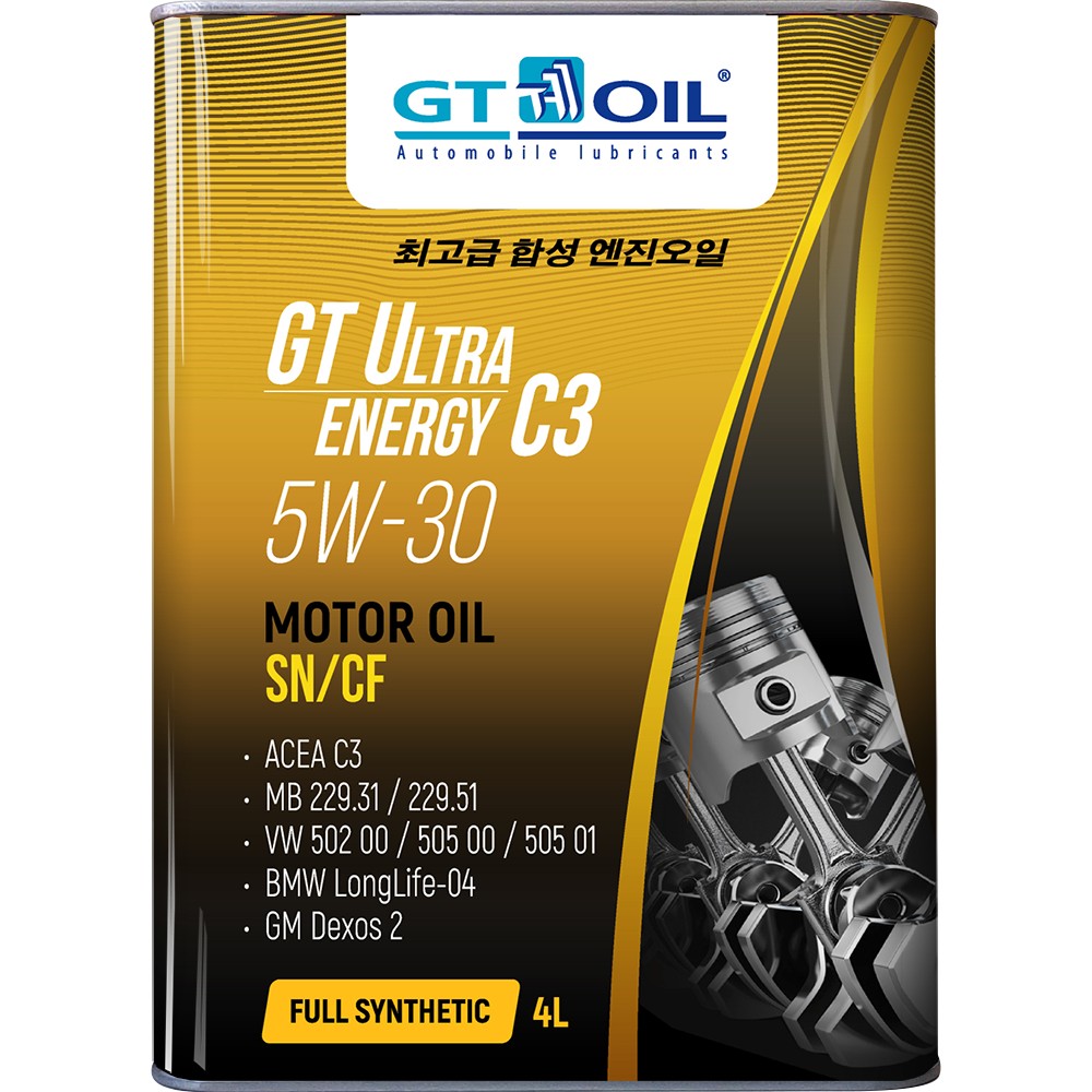 Моторное масло GT OIL Ultra Energy C3 5W30 4л