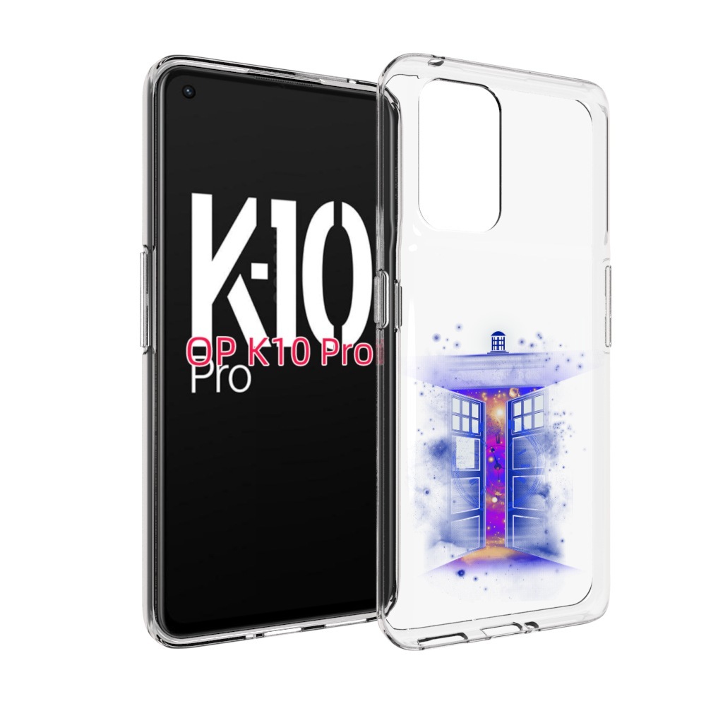 

Чехол MyPads фиолетовый уголок абстракция для OPPO K10 Pro, Прозрачный, Tocco