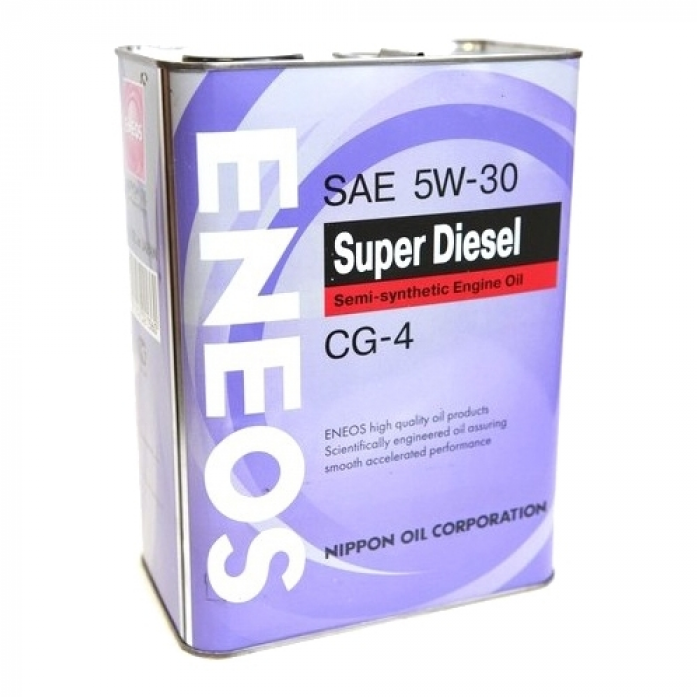 Моторное масло Eneos Super Diesel Semi-Synthetic OIL1333 5W30 4л