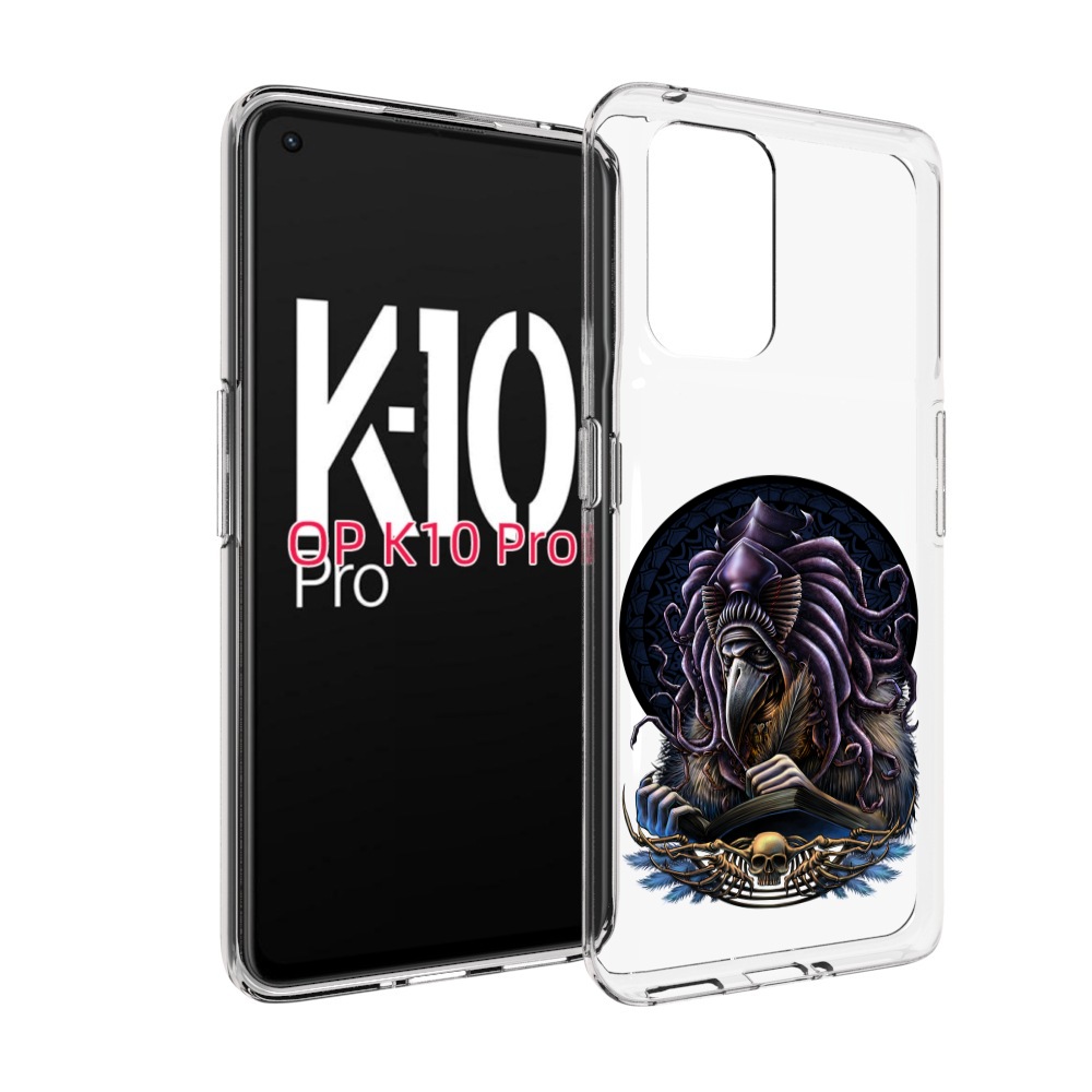 

Чехол MyPads умный ворон для OPPO K10 Pro, Прозрачный, Tocco
