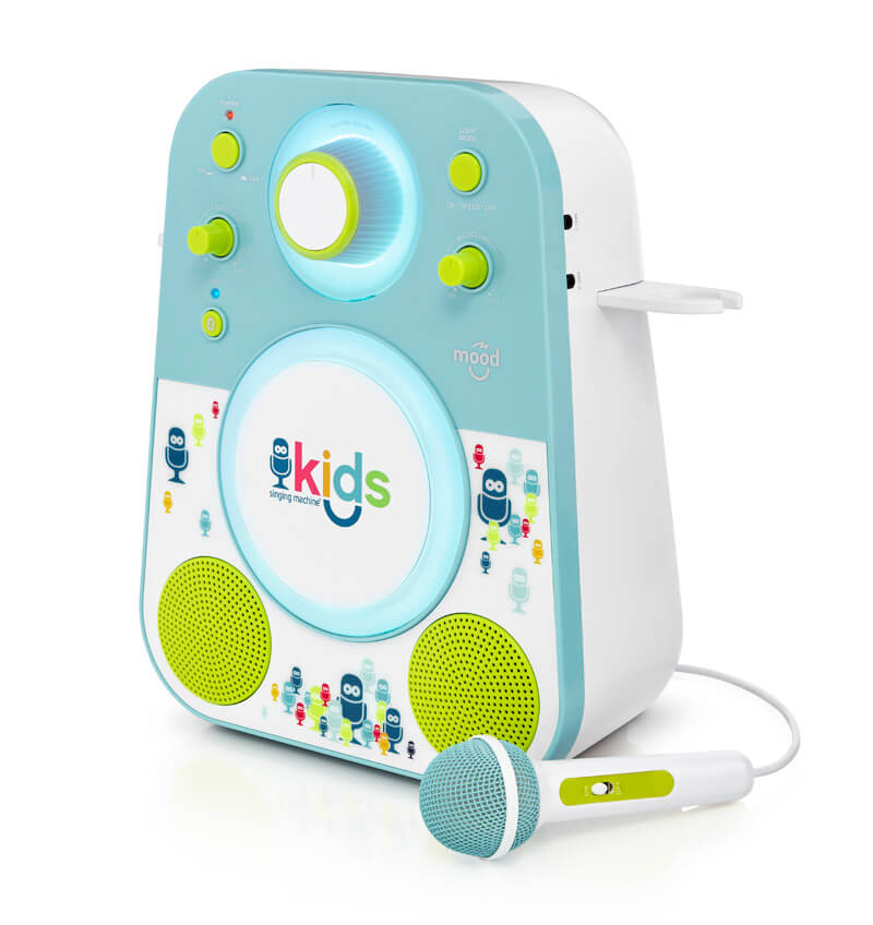 

Детская караоке система Singing Machine Kids с микрофоном и LED подсветкой, голубой, Kids SMK250