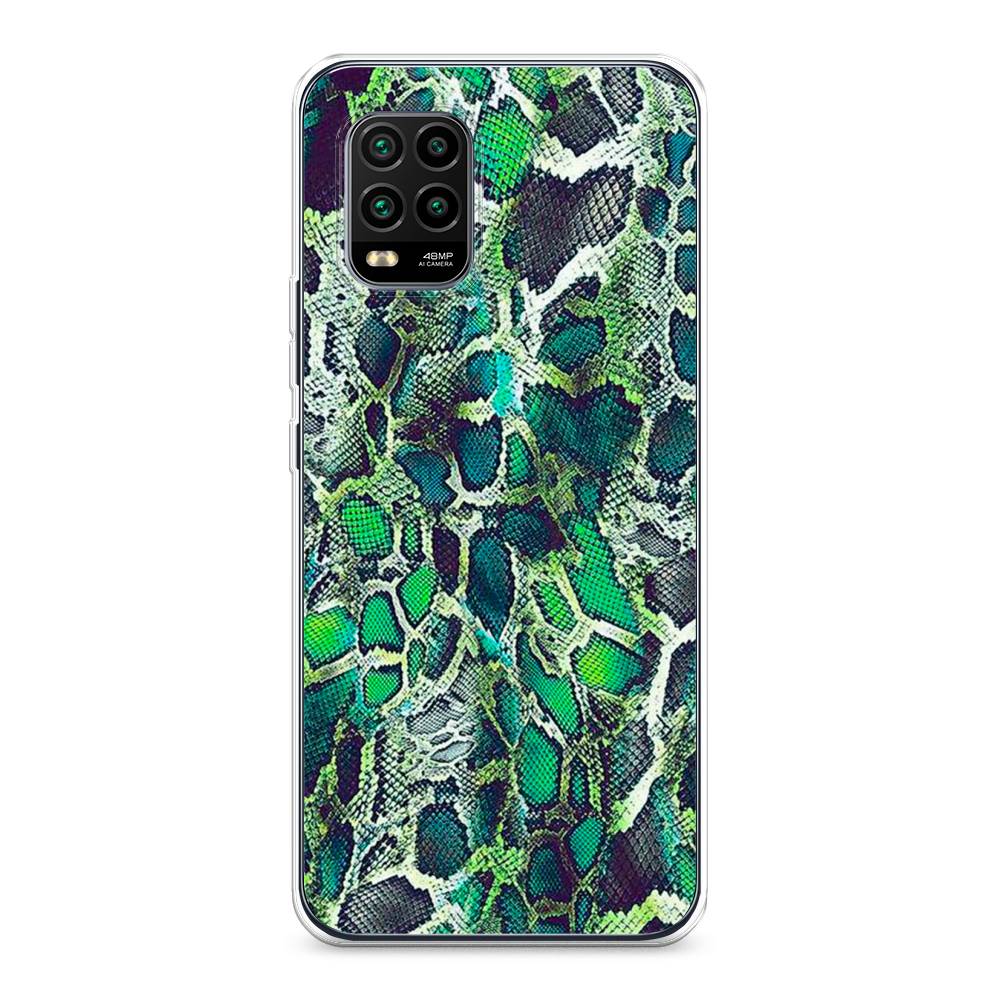 

Чехол Awog на Xiaomi Mi 10 Lite "Зеленая кожа змеи", Разноцветный, 38550-3