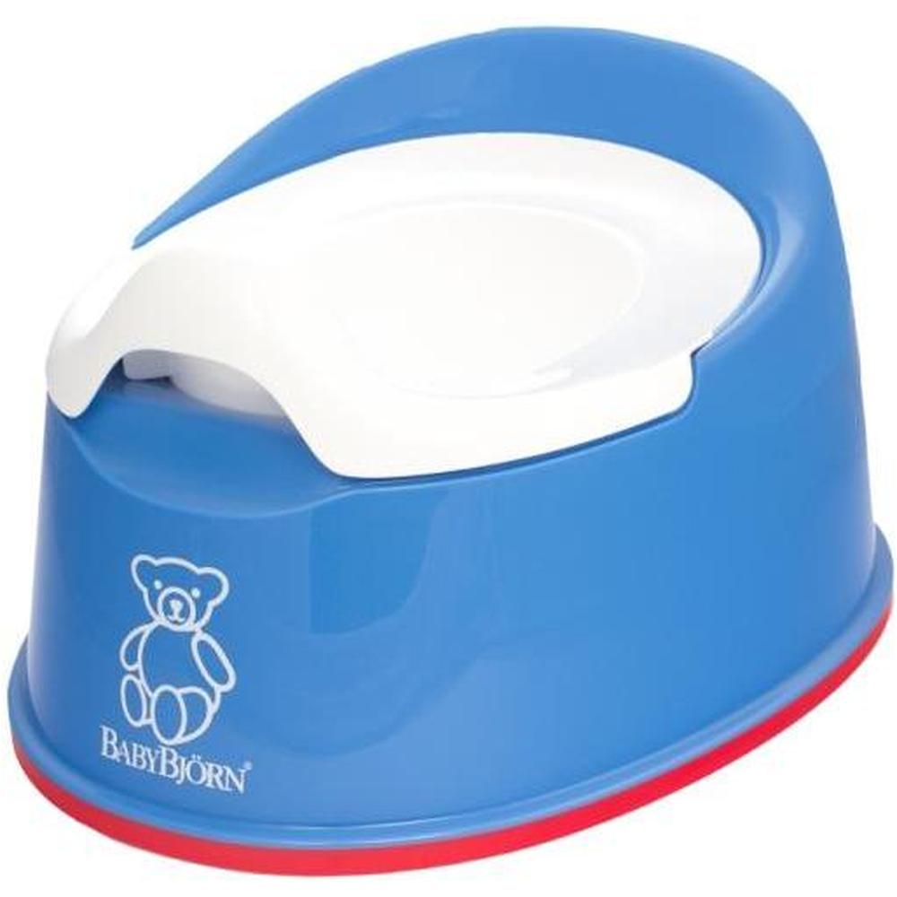 

Горшок детский анатомический брызгостойкий BabyBjorn "Smart Potty", синий