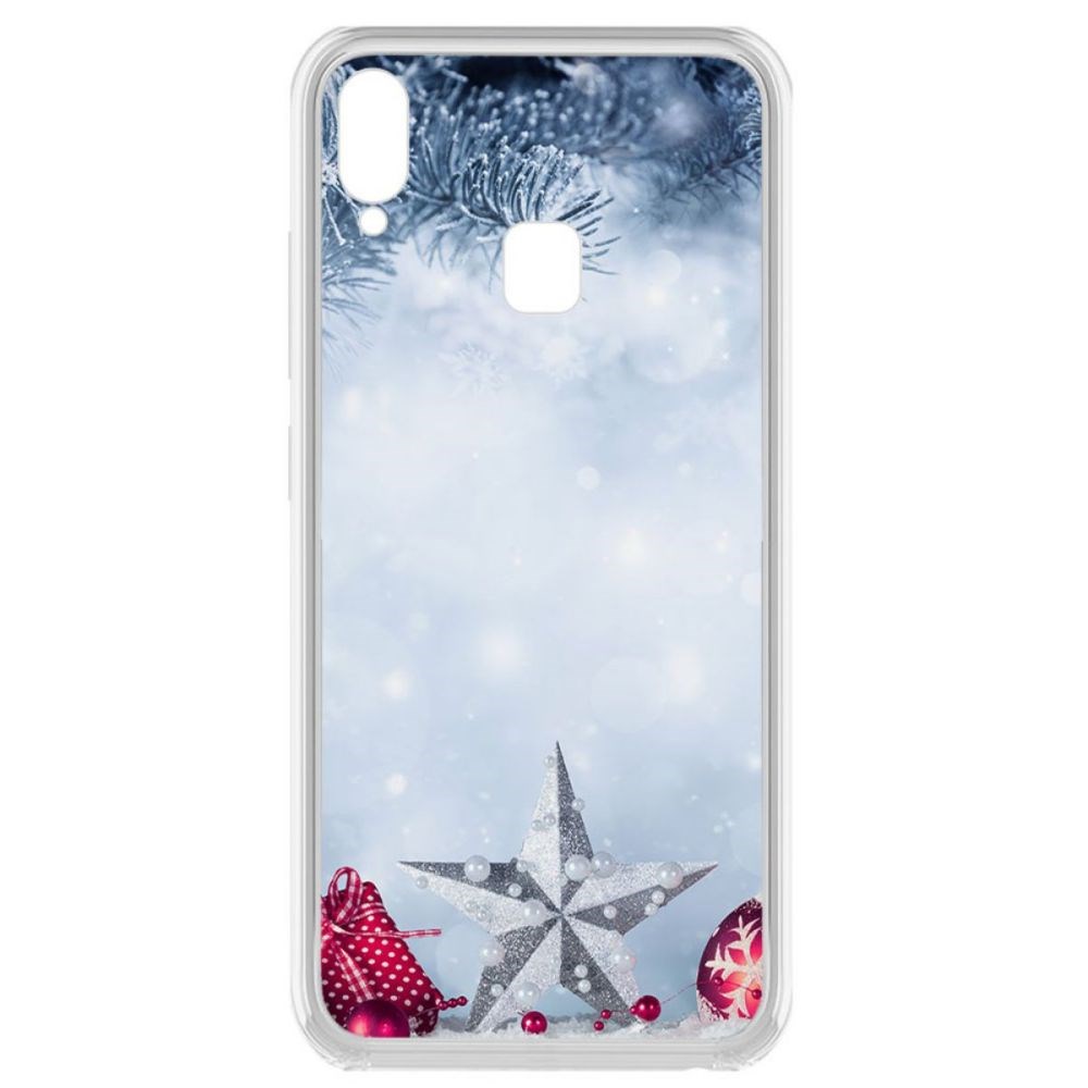 

Чехол-накладка Krutoff Clear Case Новогодняя звезда для Vivo Y95