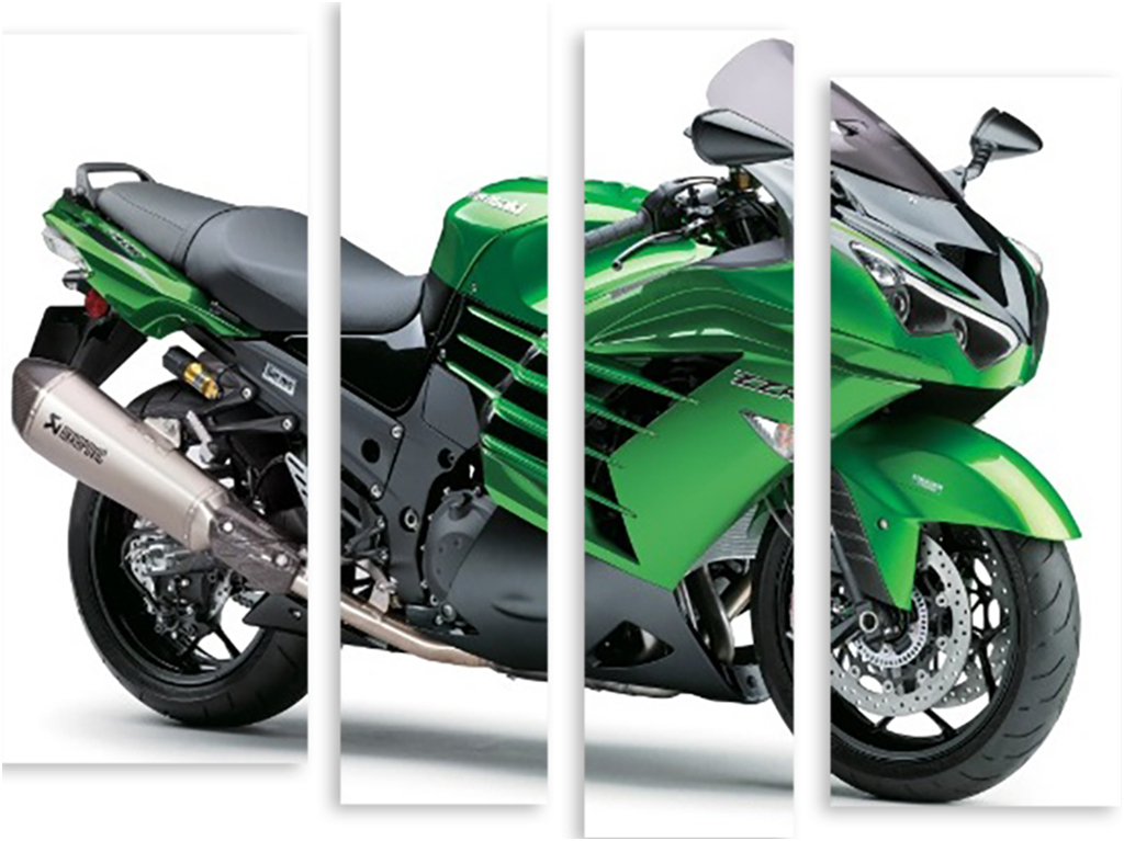 

Картина модульная на холсте Модулка Зелёный мотоцикл 150x123 см, 3555