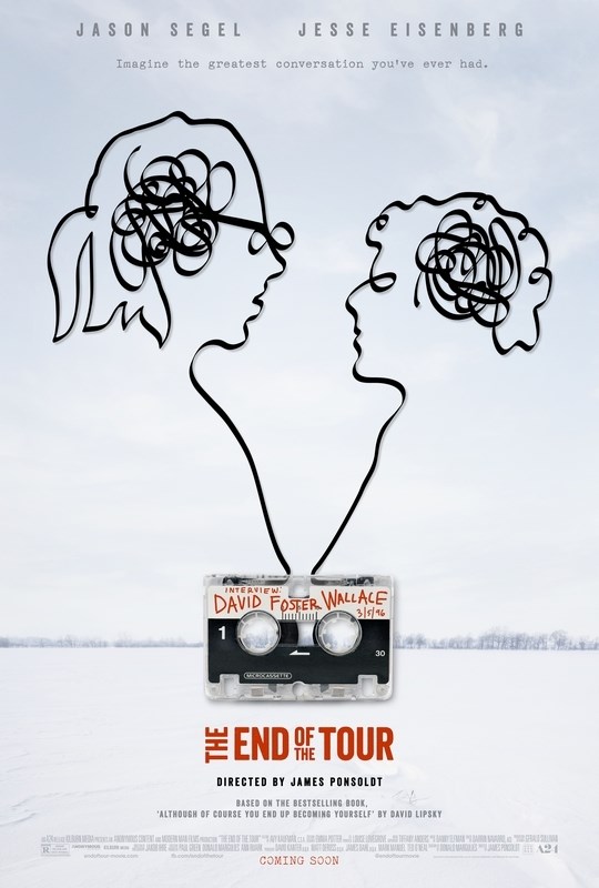 

Постер к фильму "Конец тура" (The End of the Tour) 50x70 см