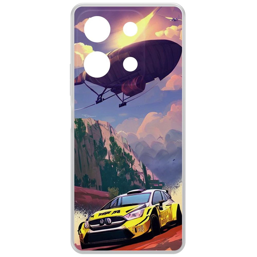 

Чехол-накладка Krutoff Clear Case Гонка для INFINIX Note 30, Прозрачный
