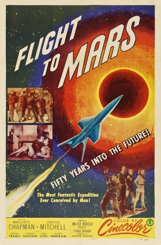 

Постер к фильму "Полет на Марс" (Flight to Mars) Оригинальный 68,6x104,1 см