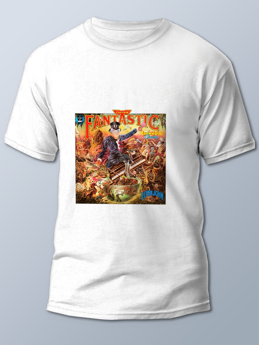 Футболка унисекс На стиле! Музыка Elton John белая M