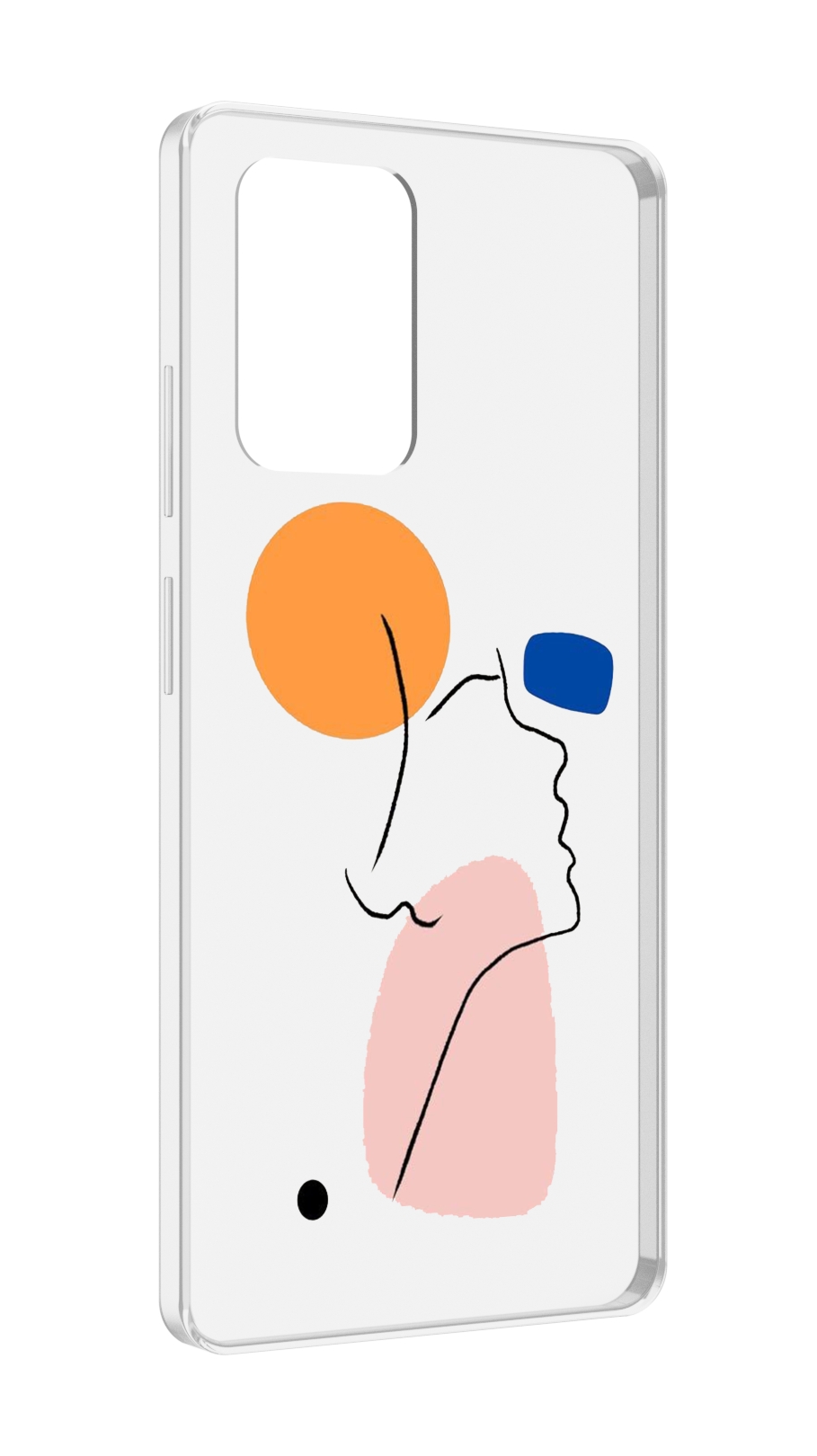 

Чехол MyPads абстракция девушки женский для ZTE Blade V40 Pro, Tocco