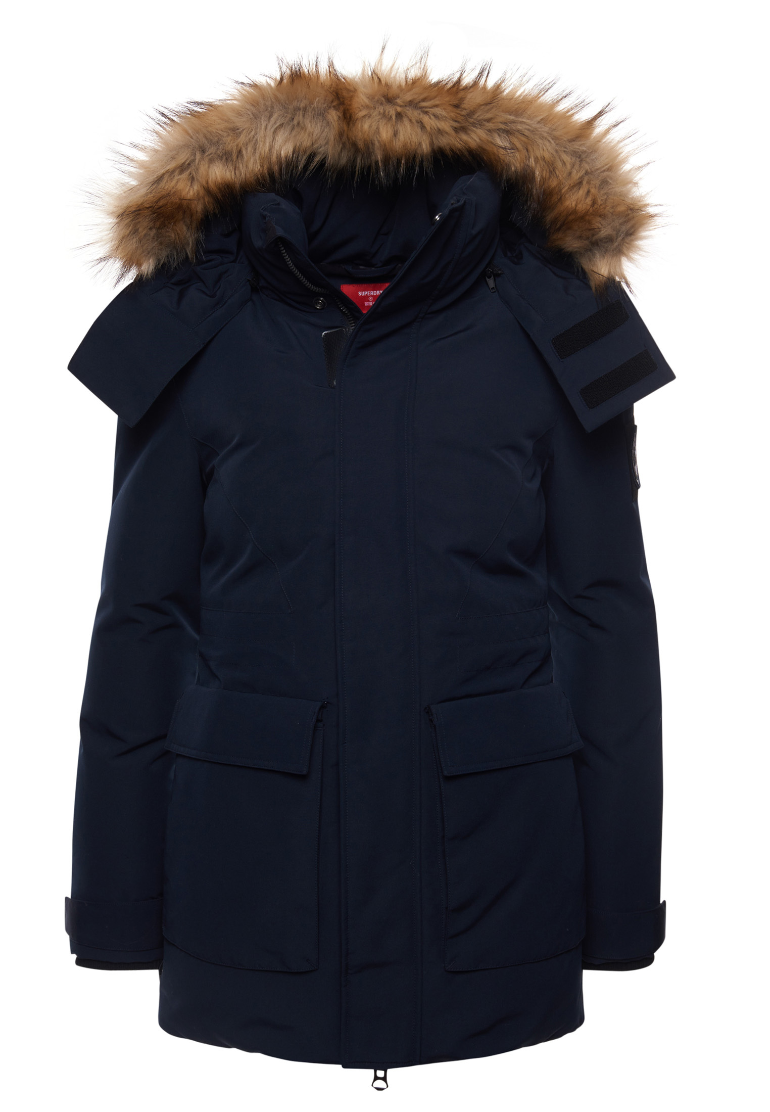 Парка женская Superdry CODE EVEREST PARKA синяя 14 UK