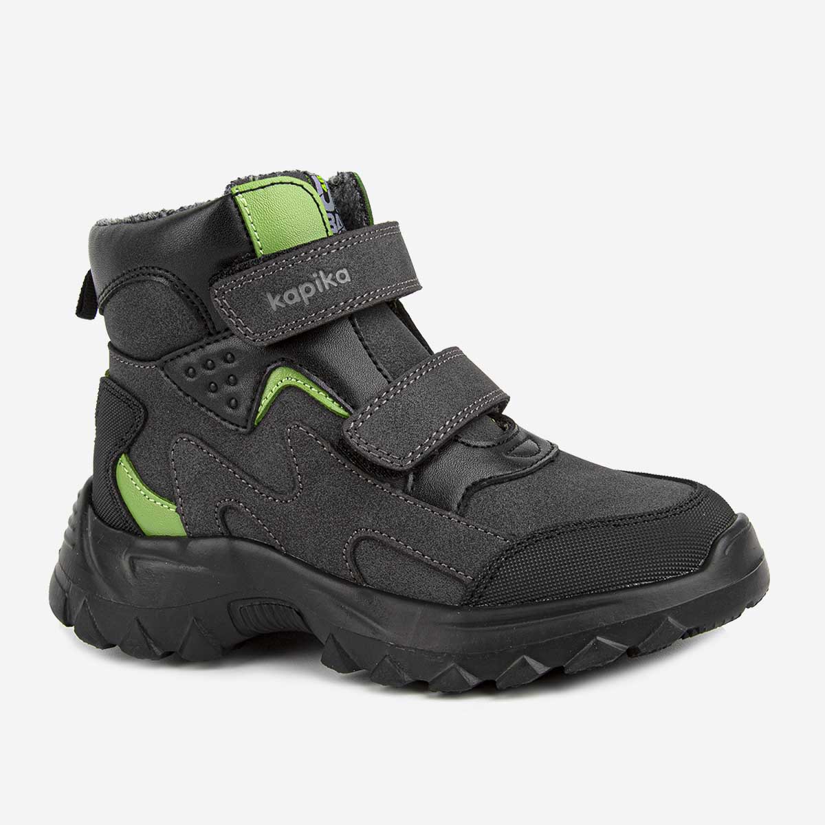 Ботинки Kapika 52546ук, черный-зеленый, 30