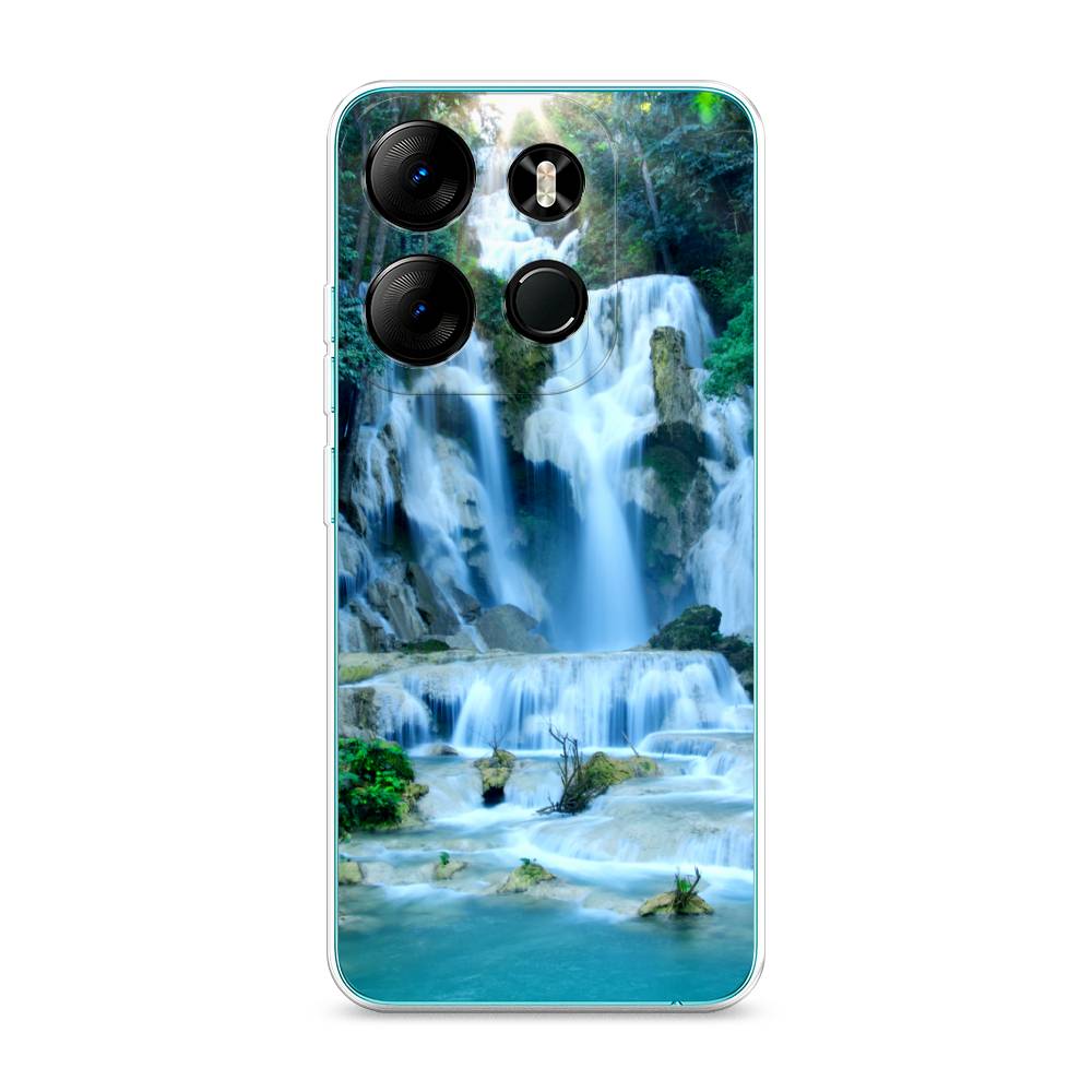 

Чехол Awog на Tecno Pop 7 Pro "Водопад 8", Голубой;зеленый, 303450-4