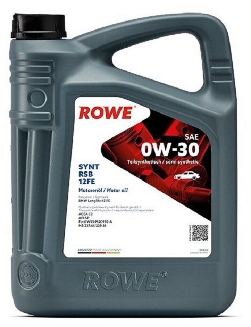 Моторное масло ROWE HIGHTEC SYNT RSB 12FE SAE 0W30 5л