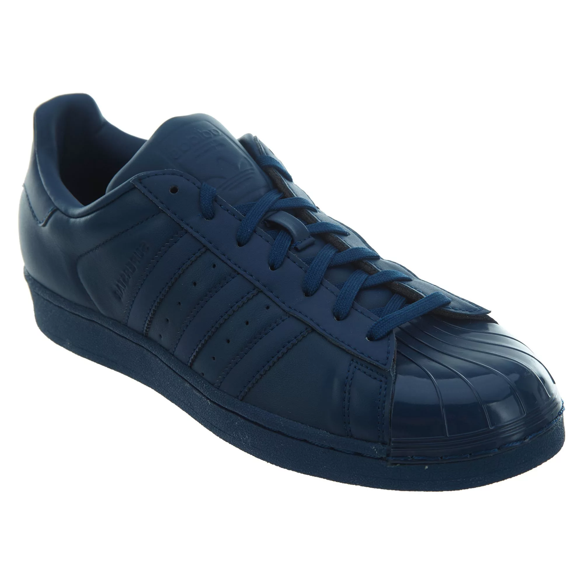 

Кроссовки женские Adidas SUPERSTAR GLOSSY TOE W синие 38 RU, SUPERSTAR GLOSSY TOE W