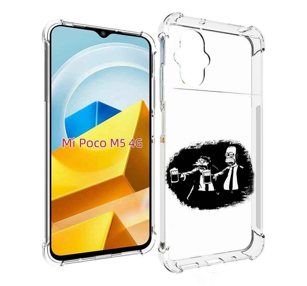 

Чехол MyPads Tocco для Xiaomi M5 гомер пьет, Прозрачный, Tocco