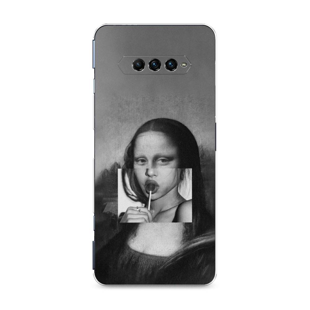 

Чехол Awog на Xiaomi Black Shark 4 pro "Mona Lisa sucking lollipop", Серый, 317650-9