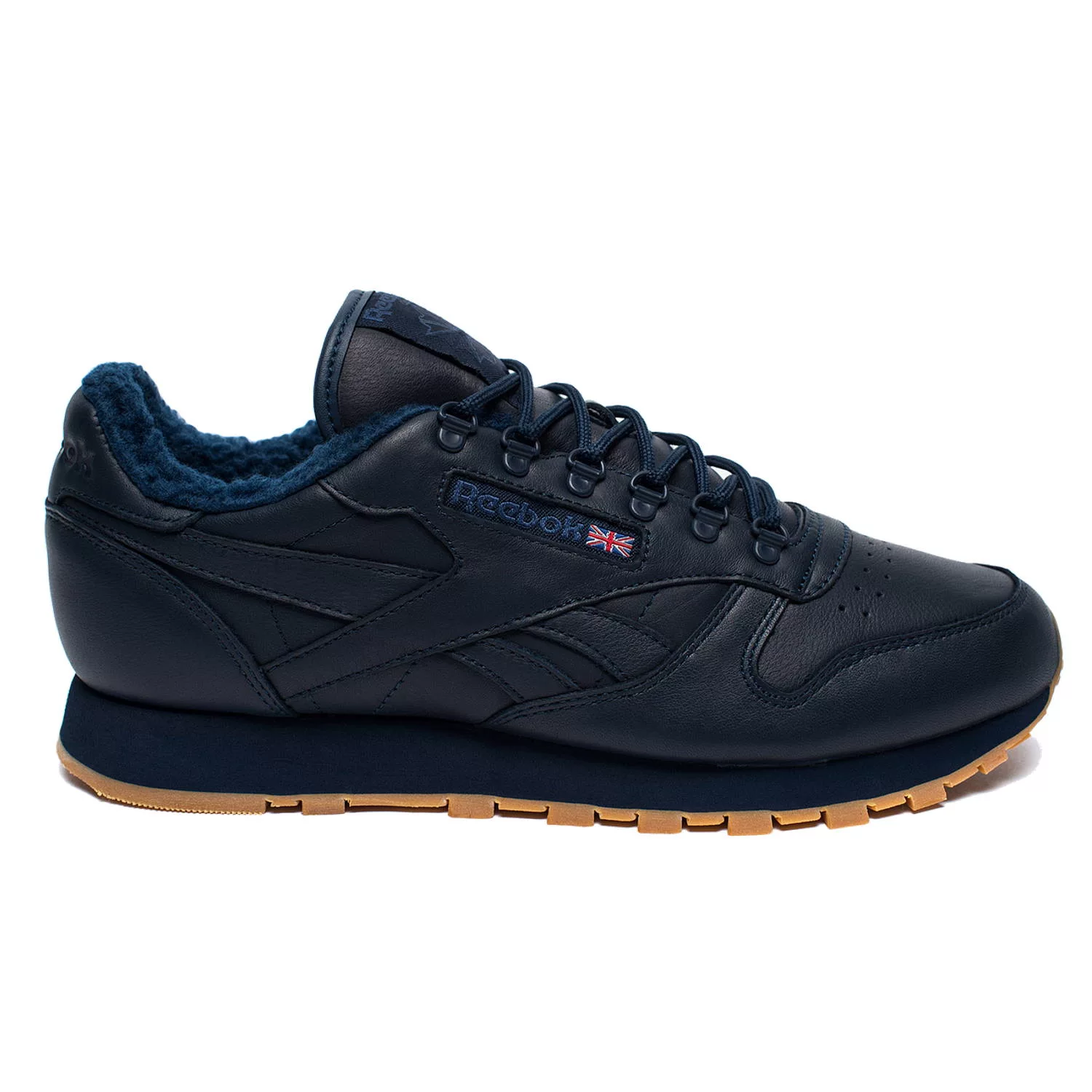 

Кроссовки мужские Reebok CL LEATHER SHERPA TS синие 38.5 EU, CL LEATHER SHERPA TS