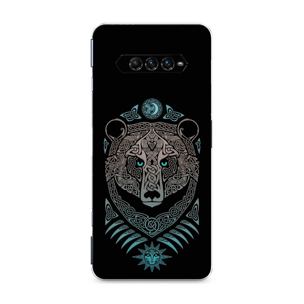 

Чехол Awog на Xiaomi Black Shark 4 pro "Кельтский медведь", Черный;серый, 317650-2