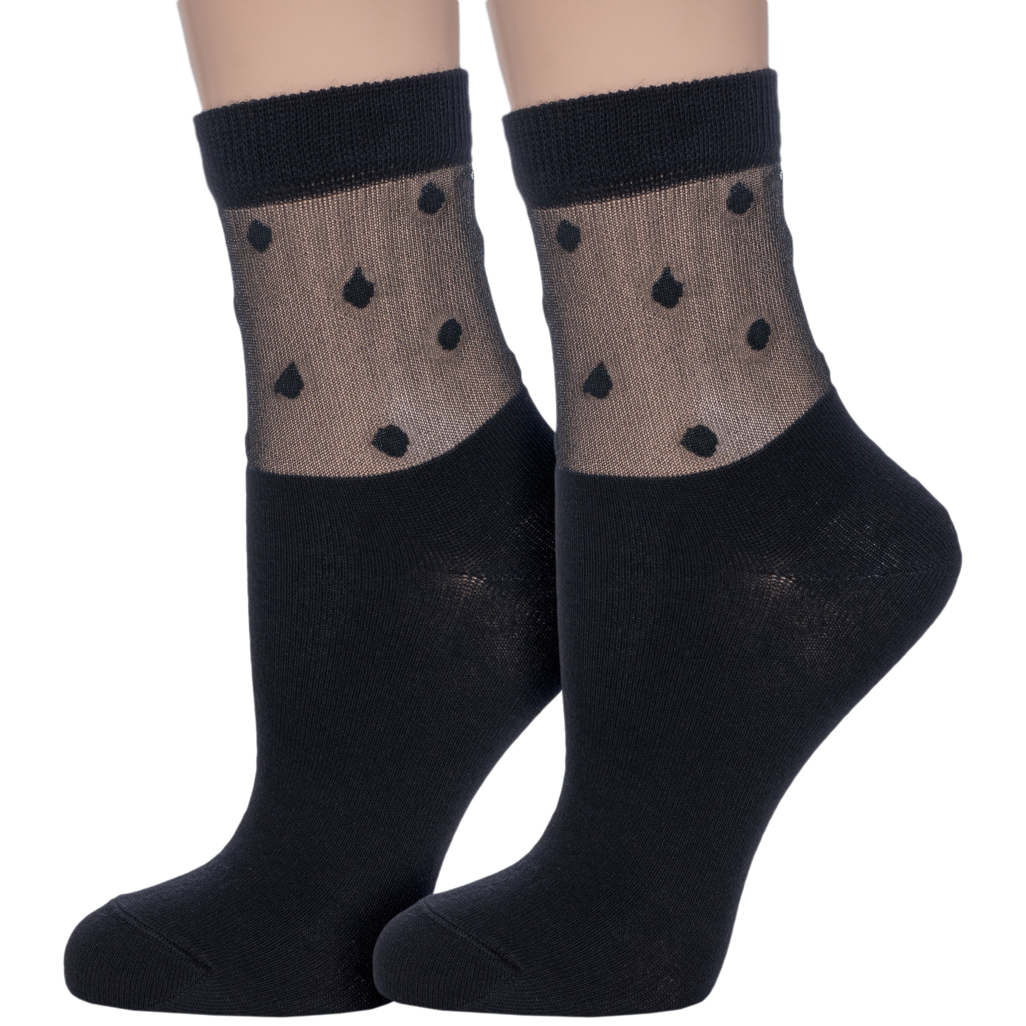 Комплект носков женских Dea Mia 2-19С1120 черных 23