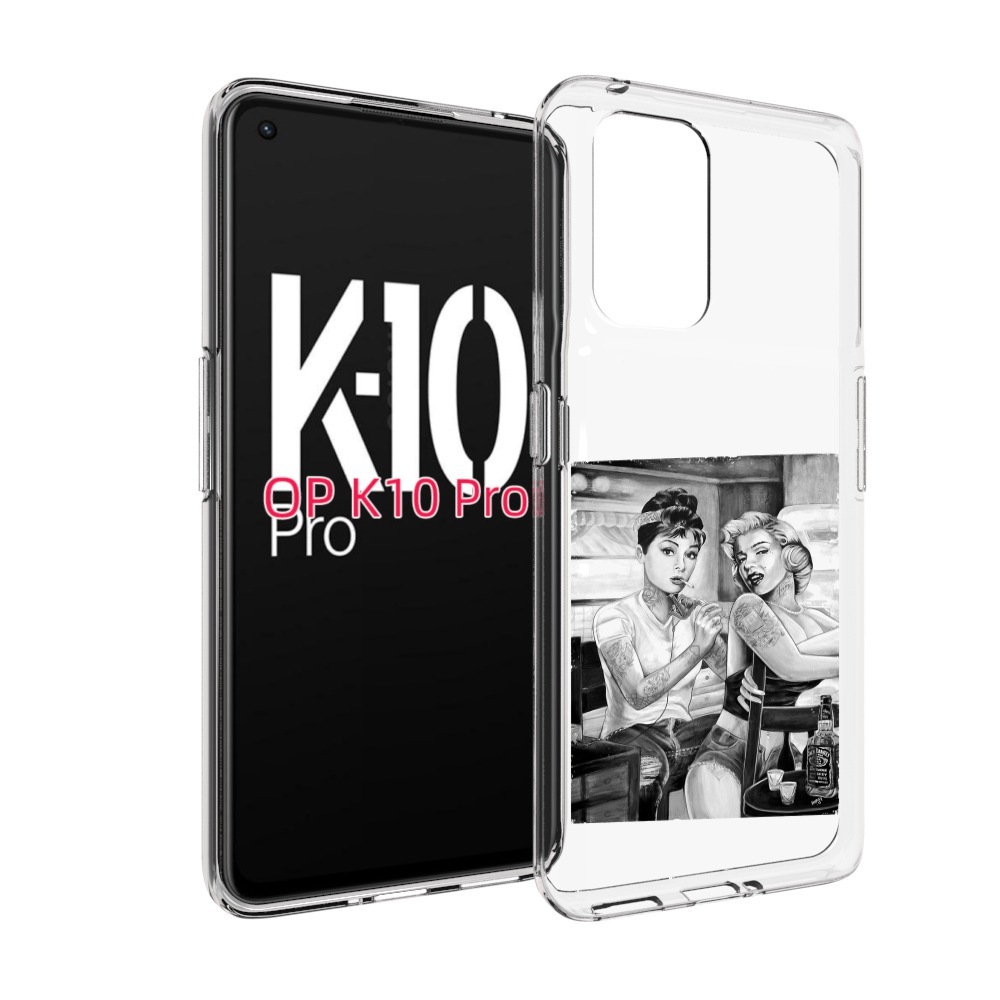 

Чехол MyPads тату мастер для OPPO K10 Pro, Прозрачный, Tocco